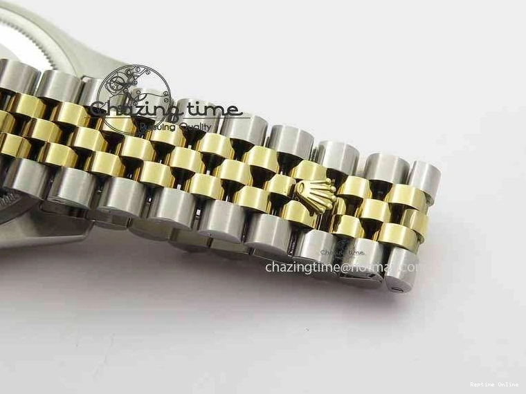 0410 DateJust 116234 SS YG BP Best Edition Gray Dial Diam Markers On SS YG Bracelet SA ZipUp 3745